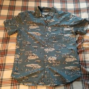 Old Navy Mens Medium Hawaiian Shirt